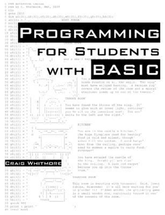 Programming for Students with BASIC | 9781105362392 | Craig Whitmore ...