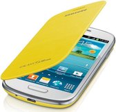 Flip Cover voor de Samsung Galaxy S3 Mini (Galaxy i8190) (yellow) (EFC-1M7FYEG)