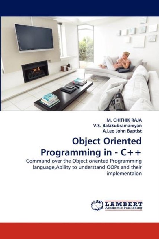 Object Oriented Programming in - C++ | 9783844393415 | M Chithik Raja ...