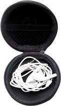 Handig opberg etui geschikt voor Samsung & Apple oortjes, USB sticks, Geheugenkaarten etc. - Zwart Tasje - Case headphones In Ear