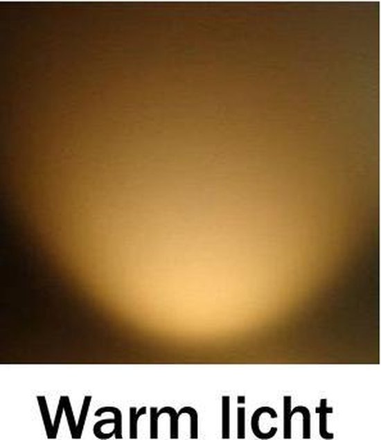 Led bouwlamp 50 watt warm licht zwarte behuizing | bol.com