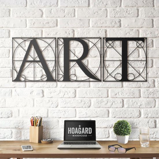 Muur Teksten Kunst Art Quotes Metal Wall Art 49cm x 49cm Hoagard