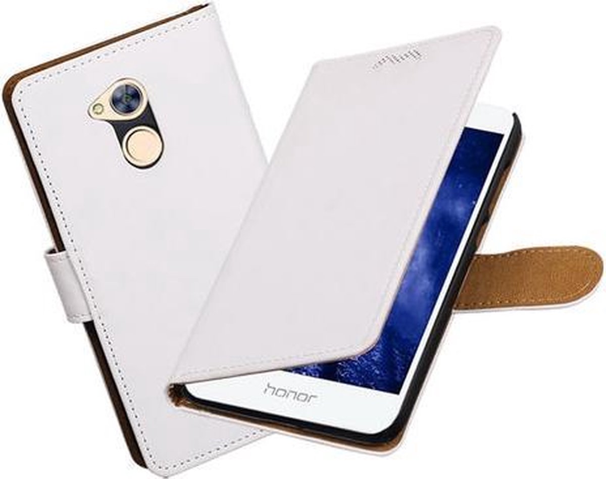 BestCases.nl Huawei Honor 6A Effen booktype hoesje Wit