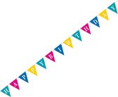 UNIQUE - Happy Birthday vlaggenslinger - Decoratie > Slingers en hangdecoraties