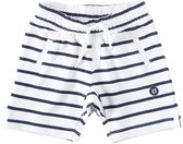 Little Label, sweat shorts boys, off white with black stripe, maat 74-80