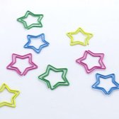 20 stuks Paperclips in de vorm van een ster - 3 x 3 cm