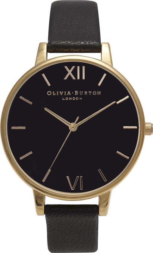 Orologio Olivia Benton Big Dial OB15BDW01 | Quadrante Grande | Bracciale In Pelle | Design Essenziale E Sovradimensionato - 4