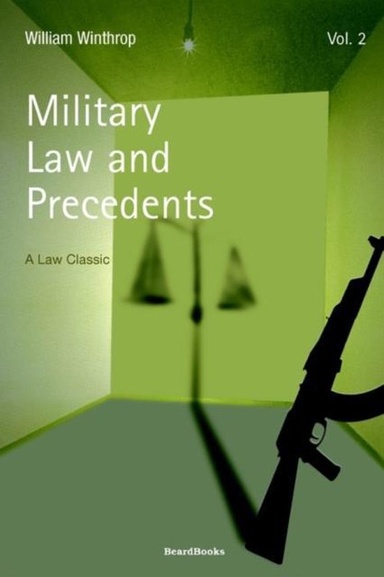 Military Law and Precedents - cover