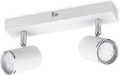 PROLIGHT opbouwspot - 2x3W - LED GU10 - mat wit