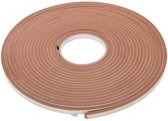 "FIXMAN Zelfklevende E-profiel tochtstrip 3-5 mm / 15 m, bruin"