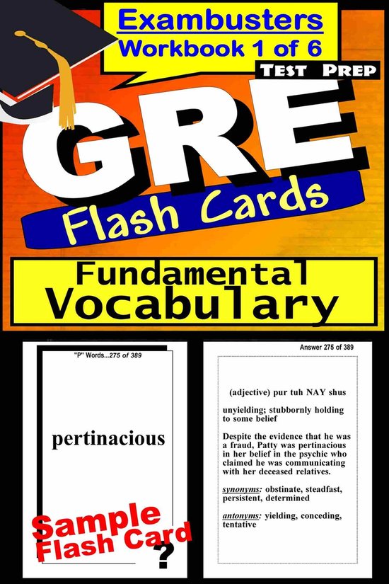 Exambusters GRE 1 - GRE Test Prep Essential Vocabulary 1 Rev ... - cover