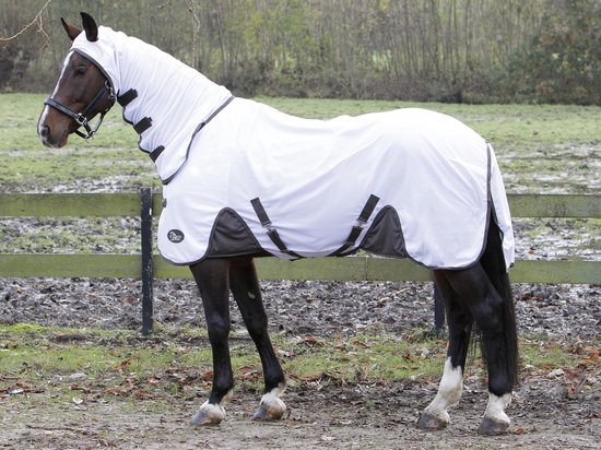 code Tijdreeksen anker Harry's Horse Flyprotection deken met hals 205cm wit | bol.com