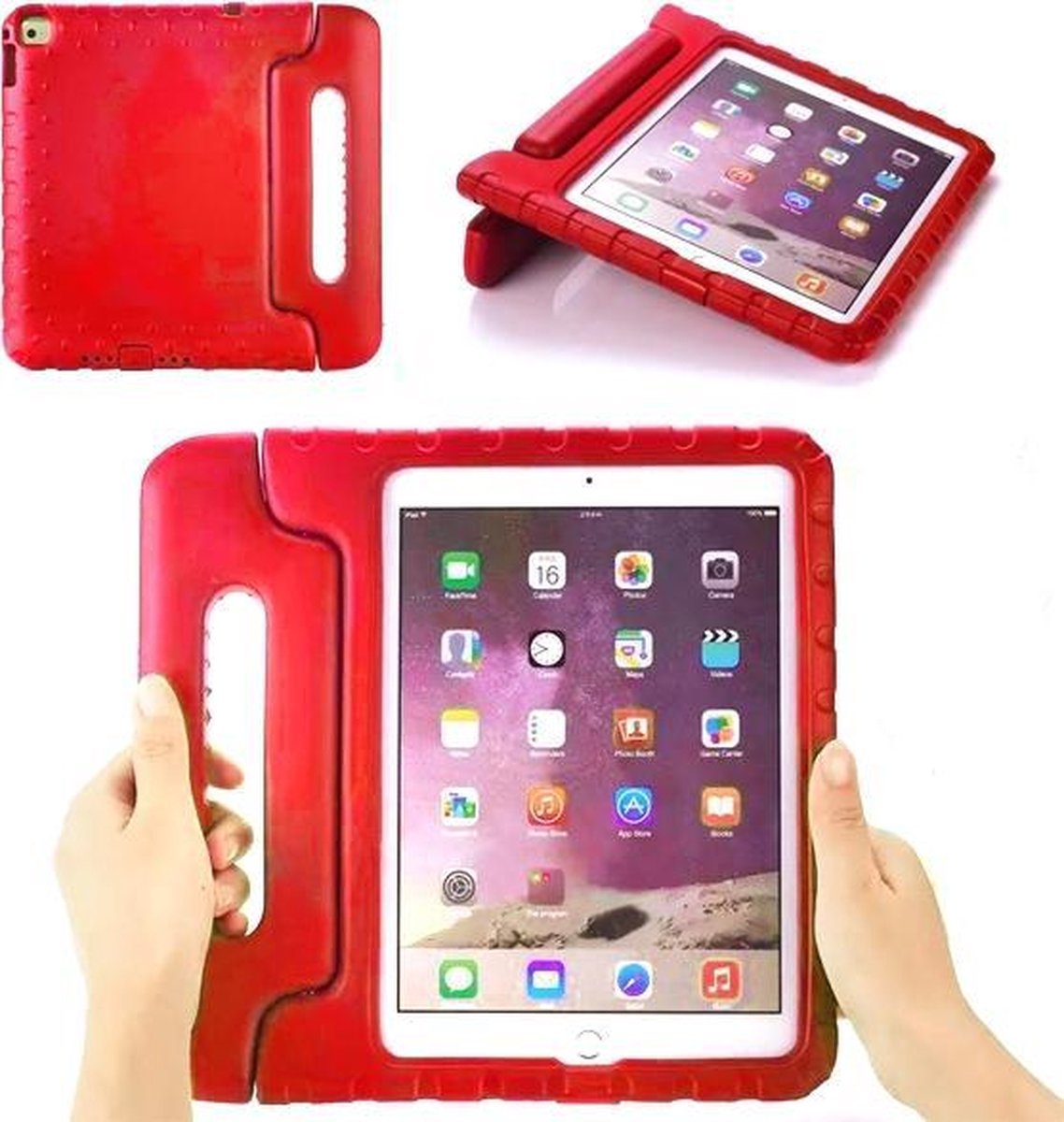 Kids Proof Cover Samsung Galaxy Tab 4 7.0 T230 hoes voor kinderen Rood