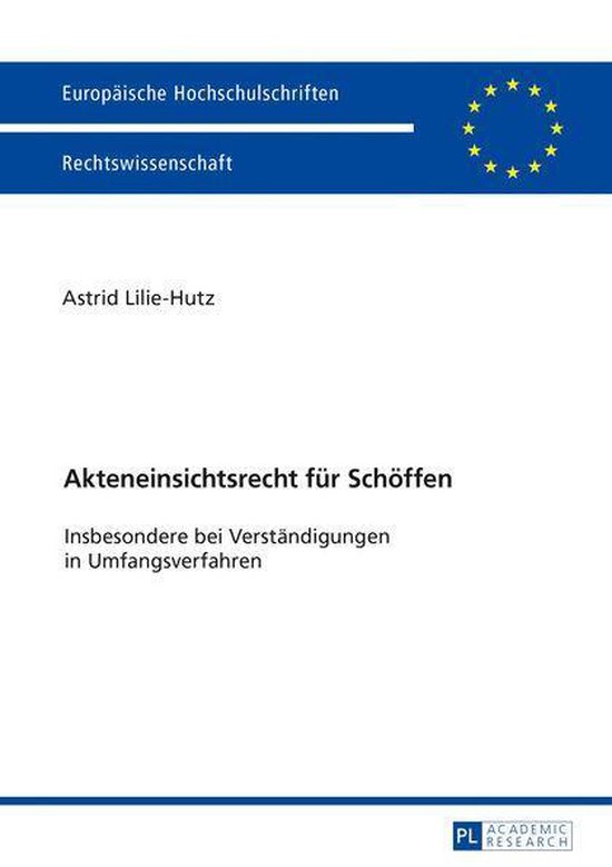Europaeische Hochschulschriften Recht 5935 - Akteneinsichtsr ... - cover