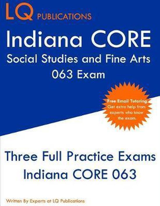 Indiana CORE Social Studies and Fine Arts 063 Exam - cover