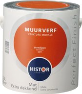 Histor Perfect Finish Muurverf Mat Vermiljoen 6977