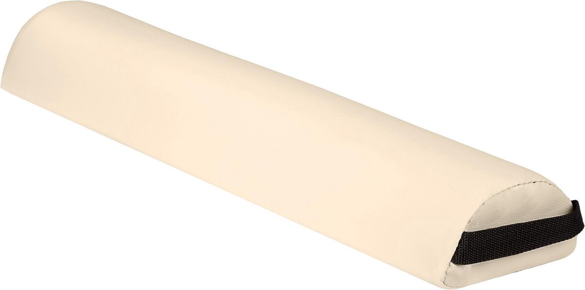tectake® - massagetafel knierol - Nekkussen - kniekussen - rolkussen voor massagetafel - halve rol - Beige