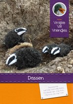 DIY wolvilt pakket: Dassen