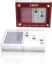 HOT Games Poker Speelkaartenset - Kaartspel - wit combi