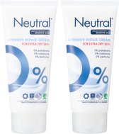 Neutral 0% Intensive Repair Cream Parfumvrij - 2 x 100 ml - Voordeelverpakking