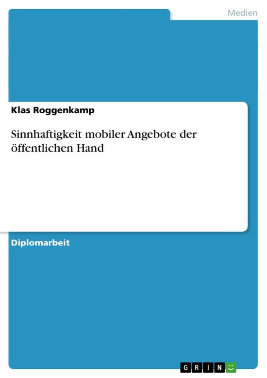 Sinnhaftigkeit mobiler Angebote der öffentlichen Hand - cover
