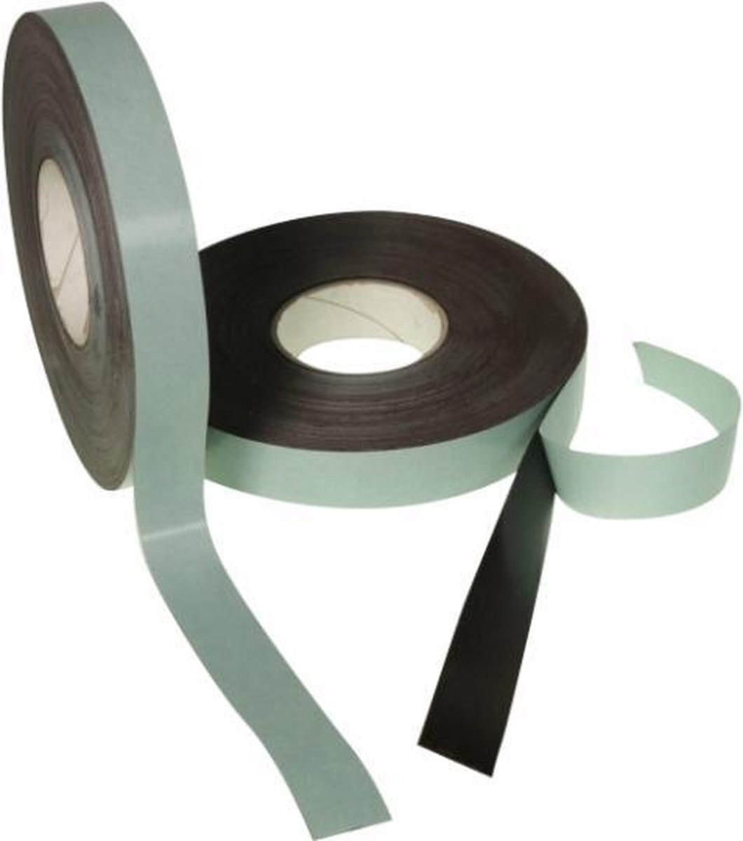 Inwell Magneetband zelfklevend rol á 5m 25mm