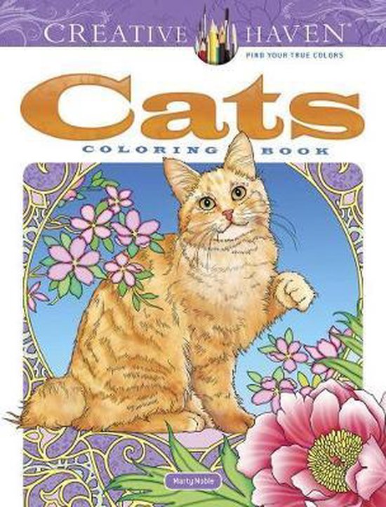 Creative Haven Cats Coloring Book - cover