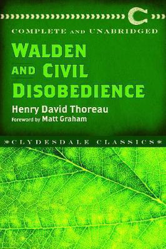 Walden and Civil Disobedience - cover