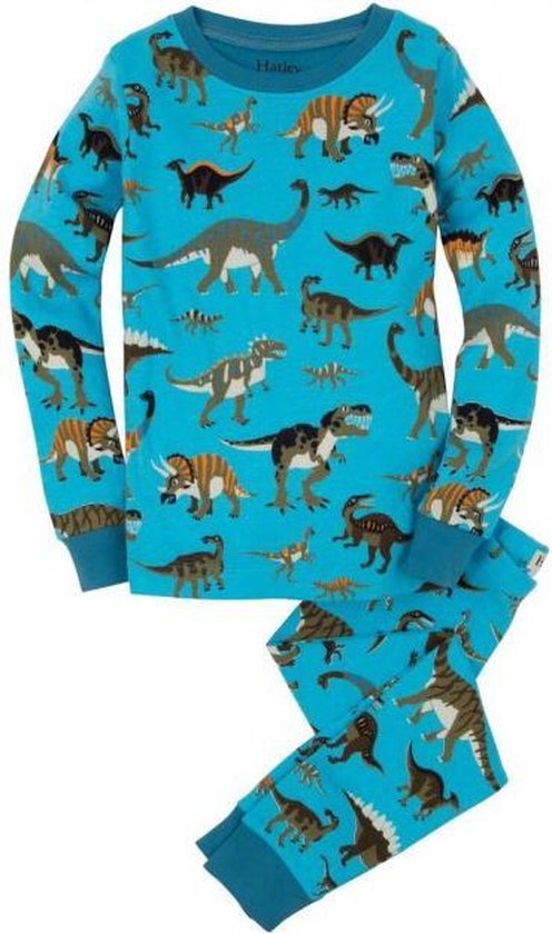 Wees Natura Baffle Hatley 2-delige jongens pyjama Dino's - Maat 6J | bol.com