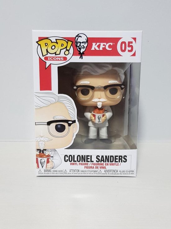 Funko Pop! Icons: KFC - Colonel Sanders 10cm Figurine en Vinyle (36802)