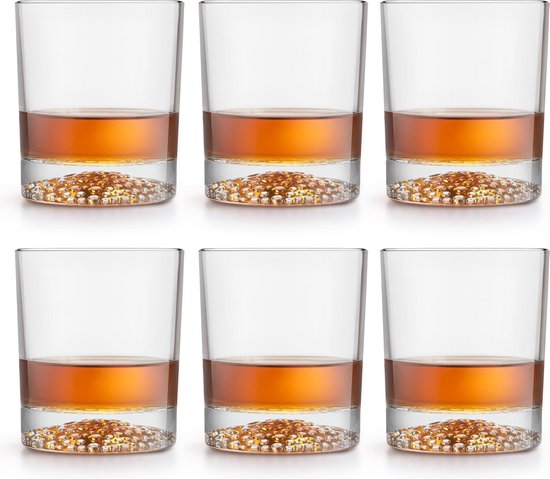 Libbey Whiskyglas – Gles – 30 cl / 300 ml - 6 stuks - hoge kwaliteit - luxe design - vaatwasserbestendig