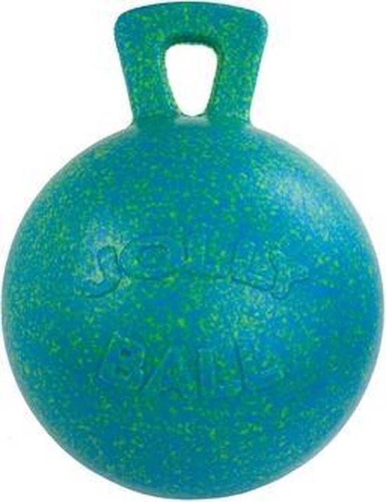 Jolly Pets Jolly Ball – Ø 25 cm - Paarden speelbal met appelgeur - Ter vermaak in de stal en in het weiland - Bijtbestendig - Oceaan/Groen