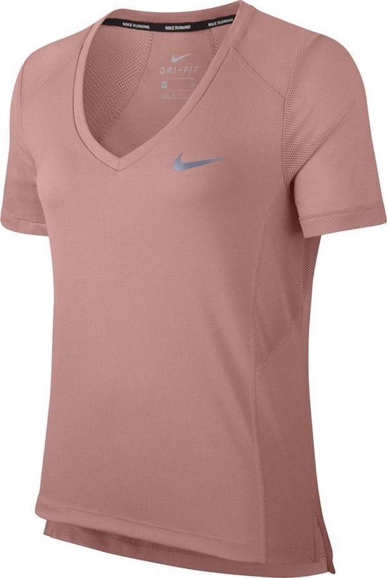 nike miler v neck