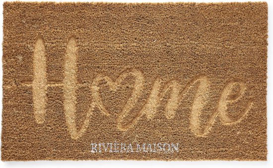 Doorweekt Wafel Op grote schaal Riviera Maison Home Doormat - Deurmat - Kokos - Bruin | bol.com