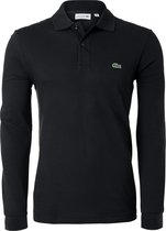 Lacoste Classic Fit polo lange mouw - zwart - Maat: 3XL