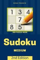 Medium 300 Sudoku Puzzle Book