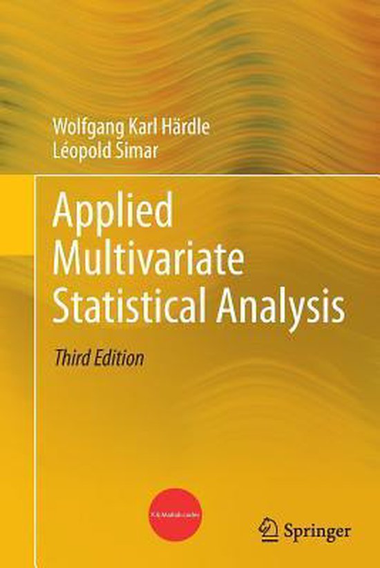 Applied Multivariate Statistical Analysis - cover