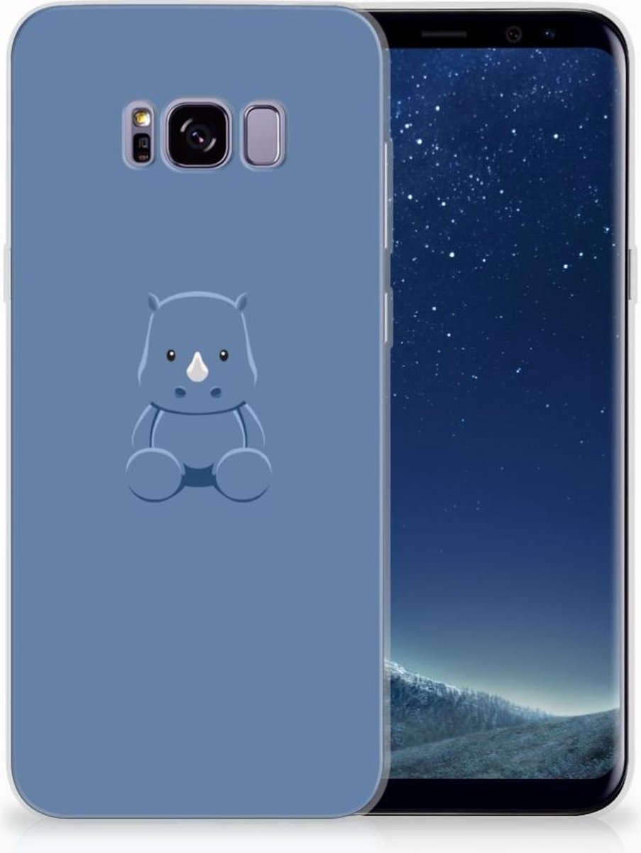 Samsung Galaxy S8 Plus Telefoonhoesje met Naam Baby Rhino