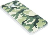 Camouflage hoesje siliconen Geschikt Voor Samsung Galaxy J3 (2015) / J3 (2016)