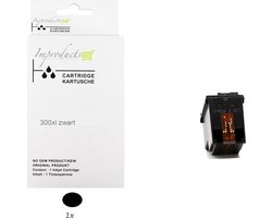 Improducts® Inkt cartridges - Alternatief HP 300 / 300XL CC641EE zwart