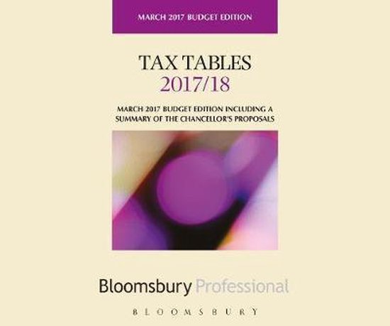 Tax Tables 2017/18 - cover