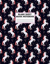 Blank Sheet Music Notebook