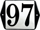 Oreille modèle numéro de maison en émail - 97