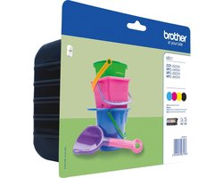 Brother LC-221VALBPDR Inkt MultiPack Milieu vriendelijke verpakking