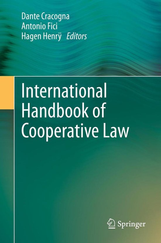 International Handbook of Cooperative Law - cover