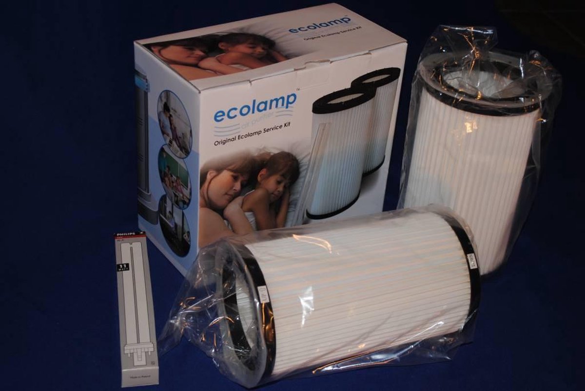 EcoLamp luchtreiniger - navul set / service kit Hepa filter en UV lamp |  bol.com