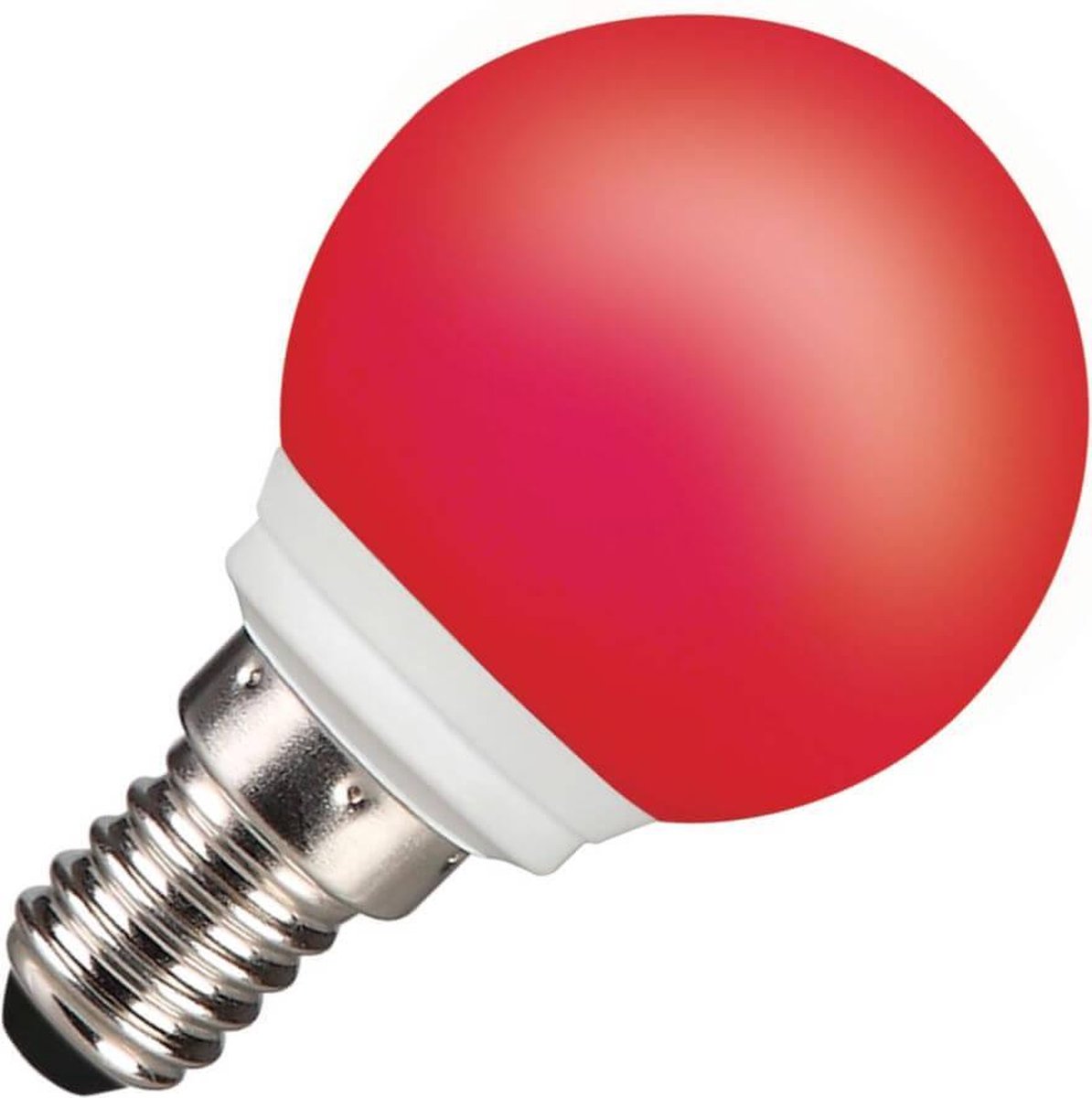 kogellamp LED rood 0.5W (vervangt 5W) kleine fitting E14 | bol.com