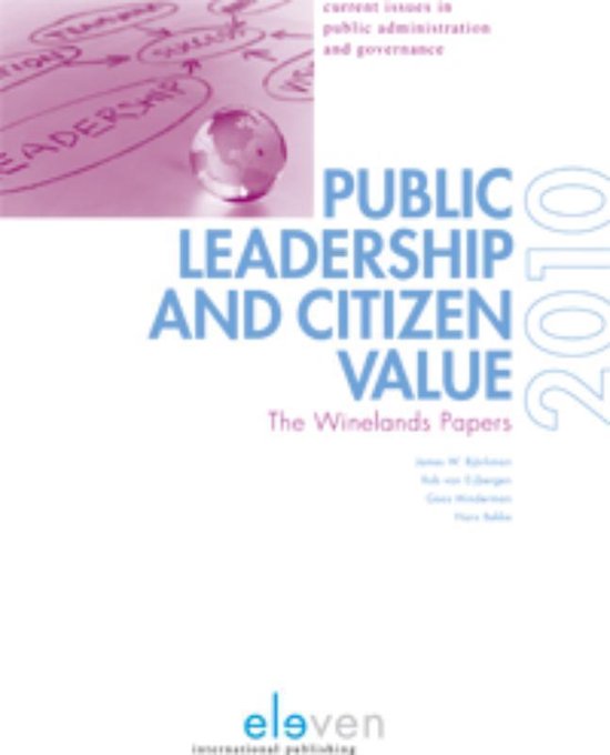 Public leadership and citizen value 2010 - cover