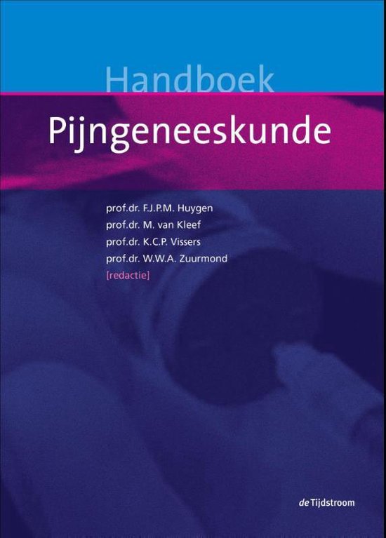 Handboek pijngeneeskunde - cover