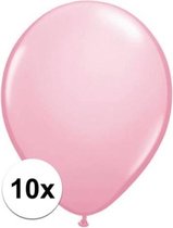 Qualatex ballonnen roze 10 stuks